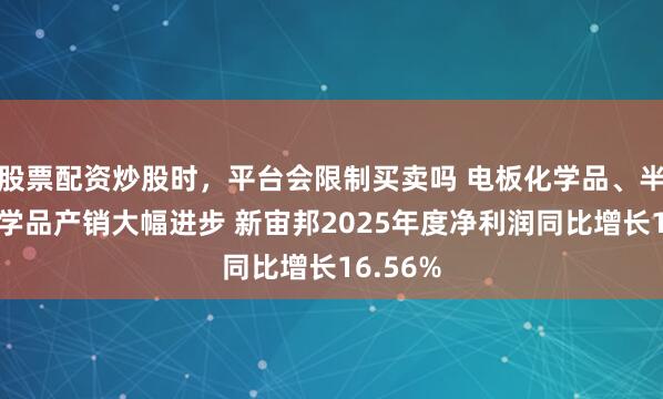 股票配资炒股时，平台会限制买卖吗 电板化学品、半导体化学品产销大幅进步 新宙邦2025年度净利润同比增长16.56%